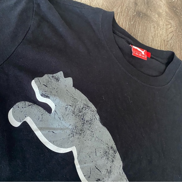 Puma Big Cat Black Tee - Picture 3 of 9